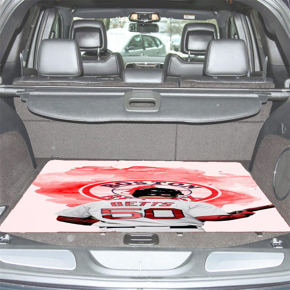 Mookie Betts Boston Red Sox Car Trunk Mat Non Slip