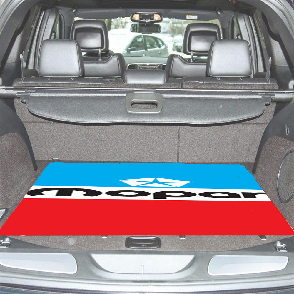 Mopar Black Logo 44 Car Trunk Mat Non Slip