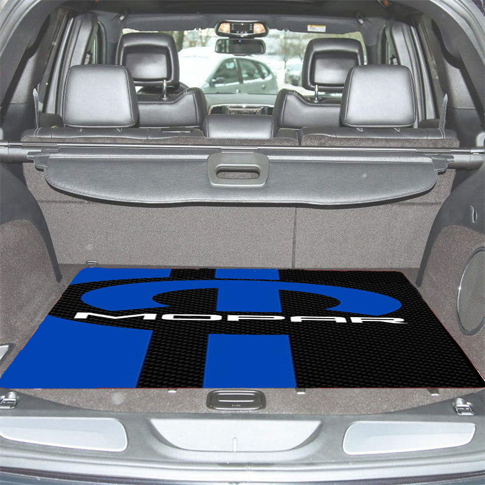 Mopar Carbon Logo Car Trunk Mat Non Slip