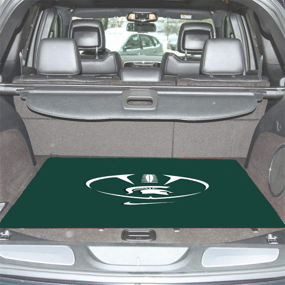 Msu Michigan State Spartan Car Trunk Mat Non Slip