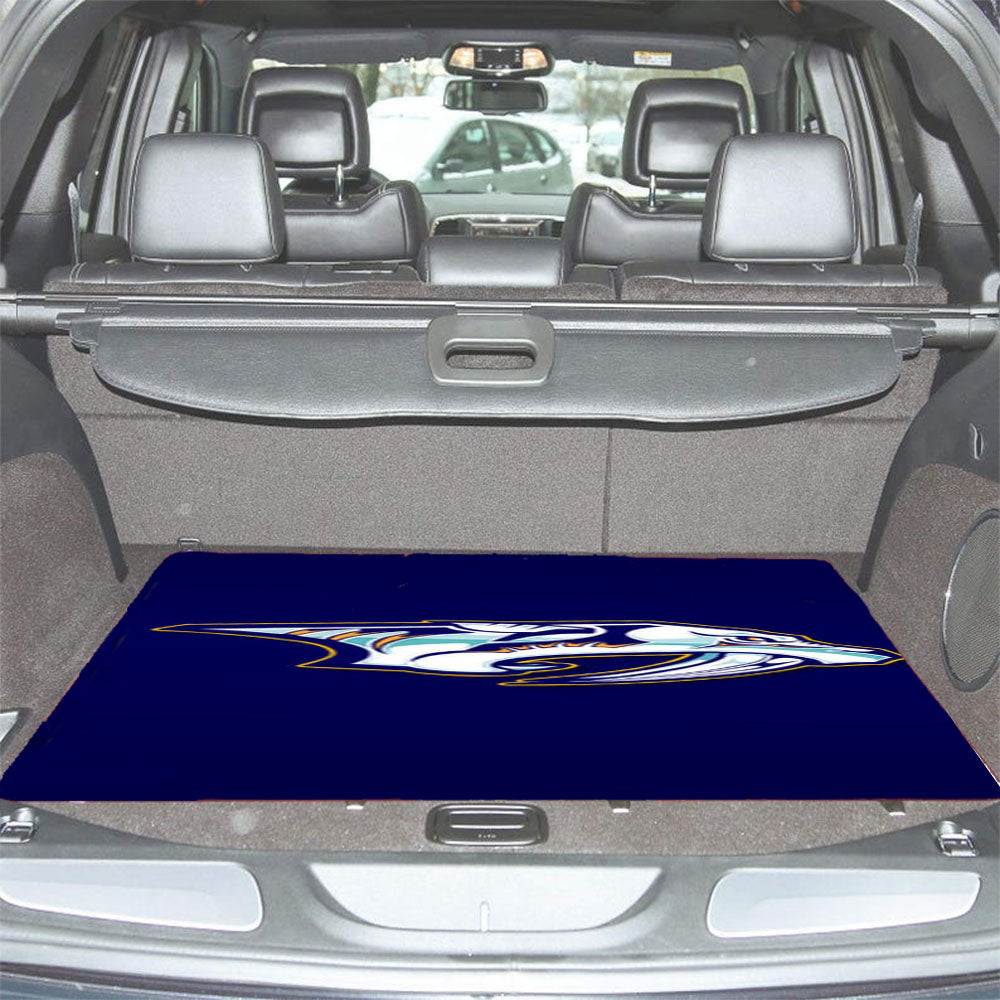 Nashville Predators Blue Car Trunk Mat Non Slip