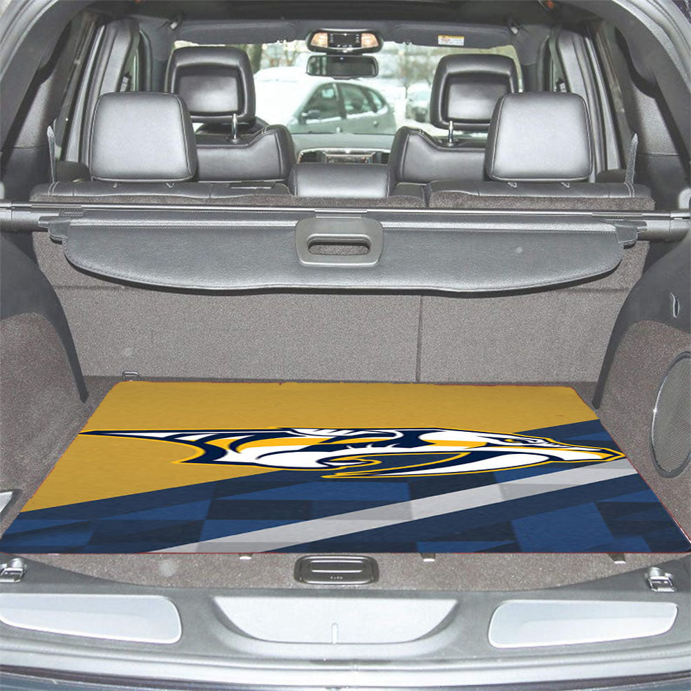 Nashville Predators Emblem Car Trunk Mat Non Slip