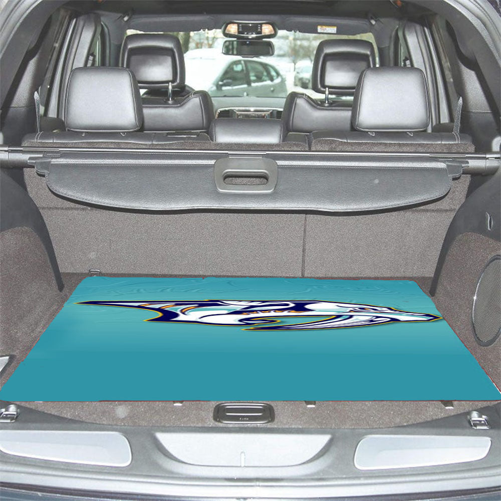 Nashville Predators Logo Car Trunk Mat Non Slip