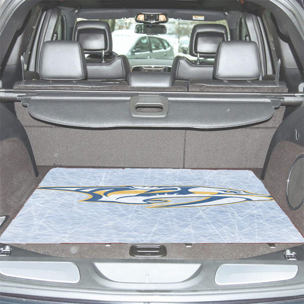 Nashville Predators Nhl Hockey Car Trunk Mat Non Slip