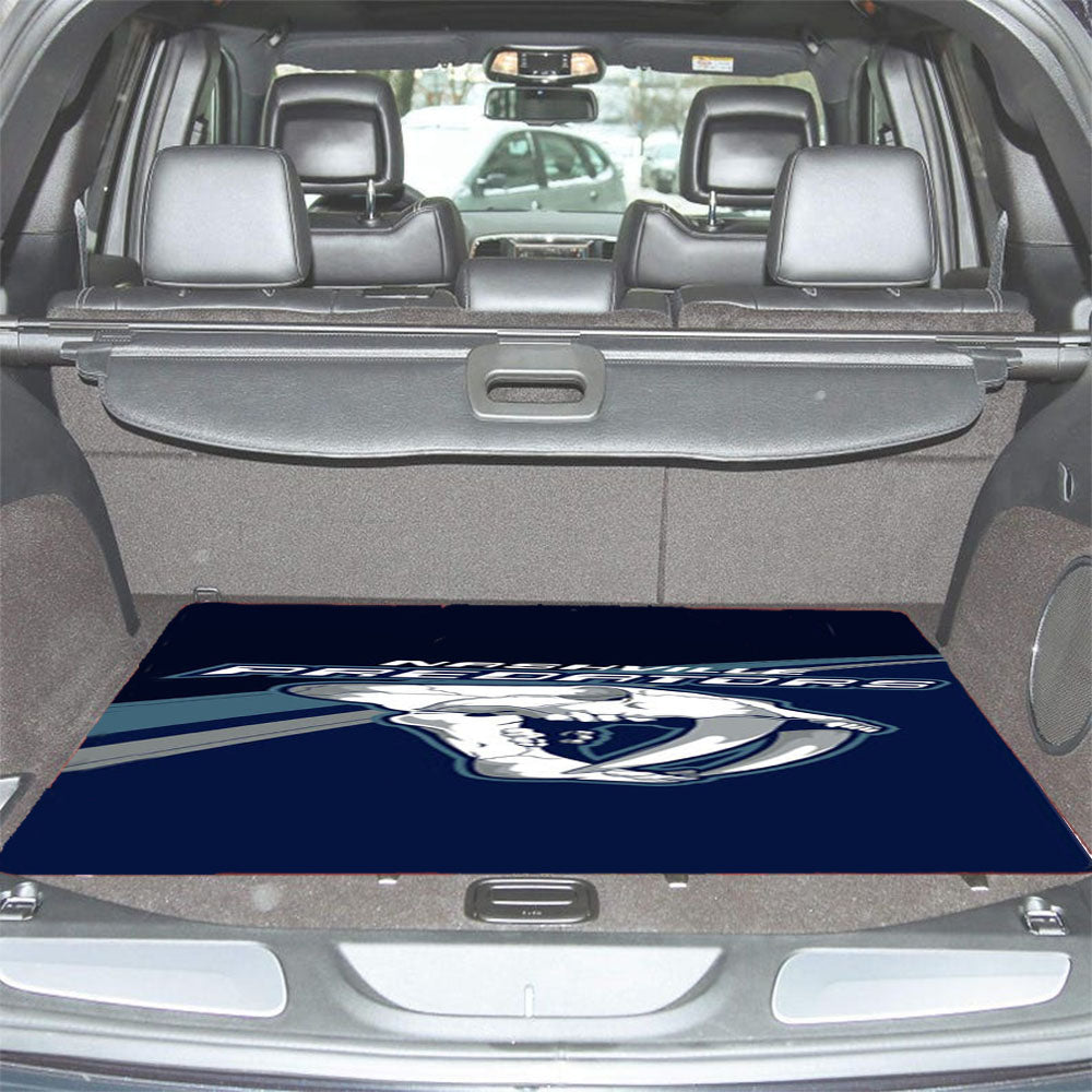 Nashville Predators Skull Car Trunk Mat Non Slip