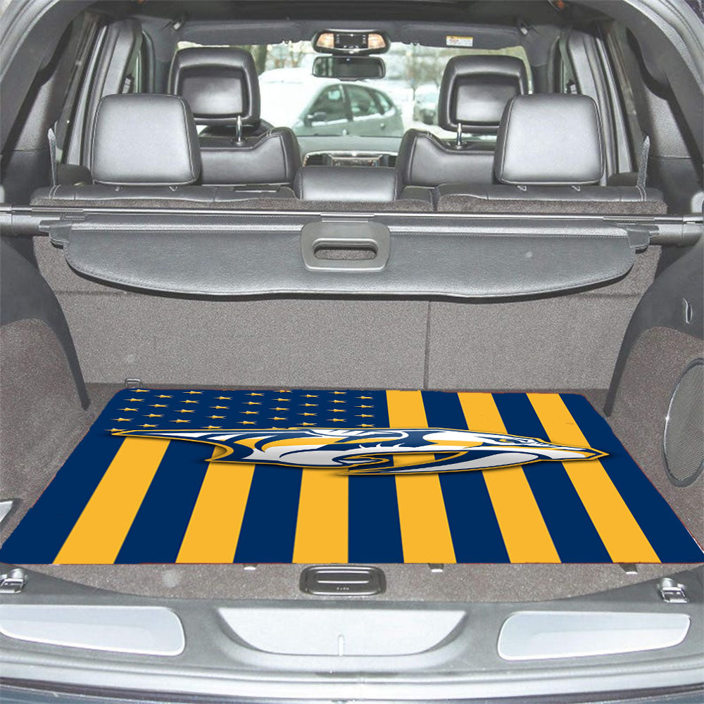 Nashville Predators Usa Car Trunk Mat Non Slip
