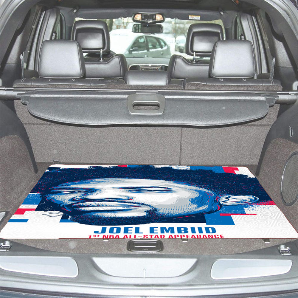Nba All Star Joel Embiil Car Trunk Mat Non Slip