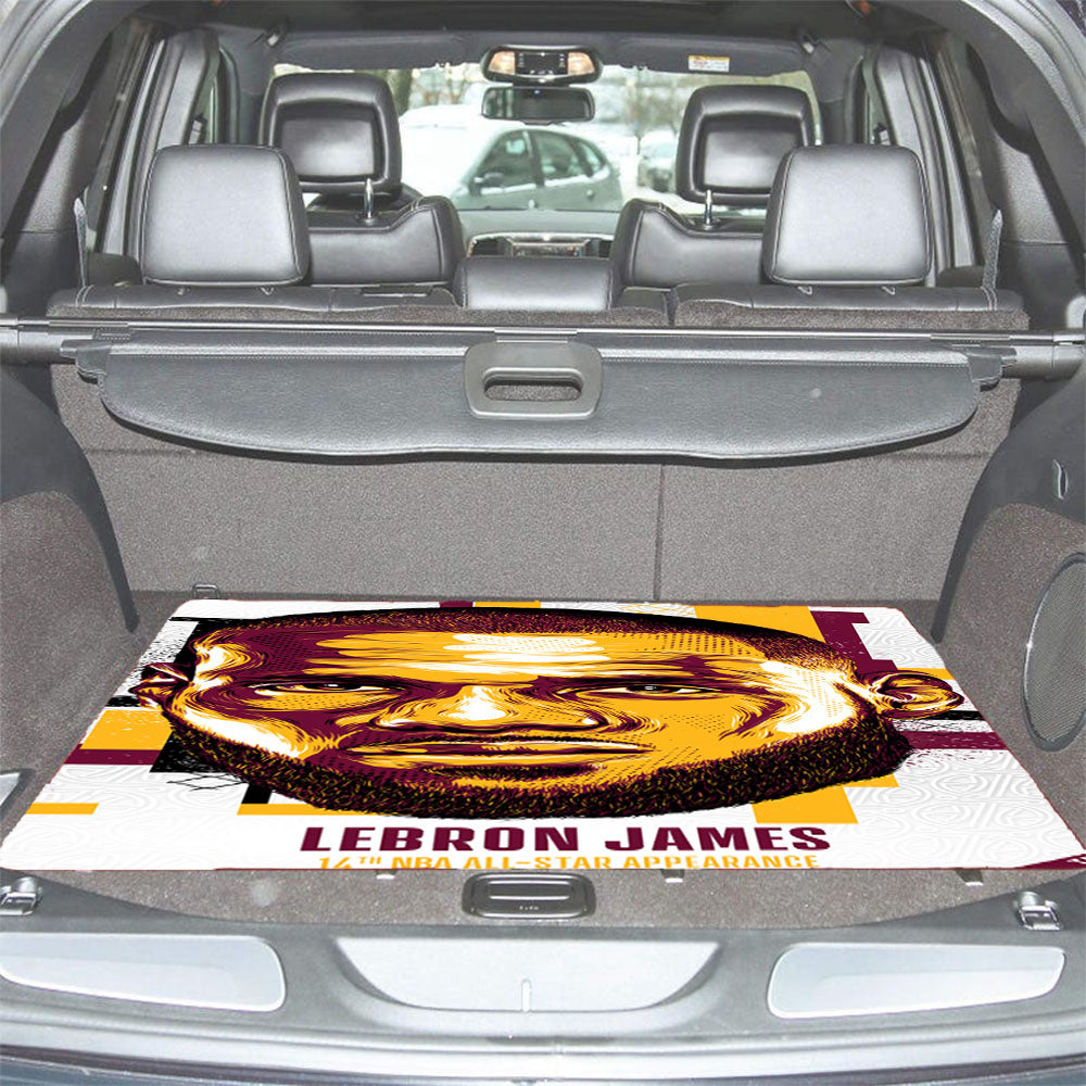 Nba All Star Lebron James Car Trunk Mat Non Slip