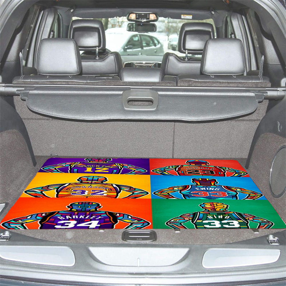 Nba Best Basket Ball Car Trunk Mat Non Slip