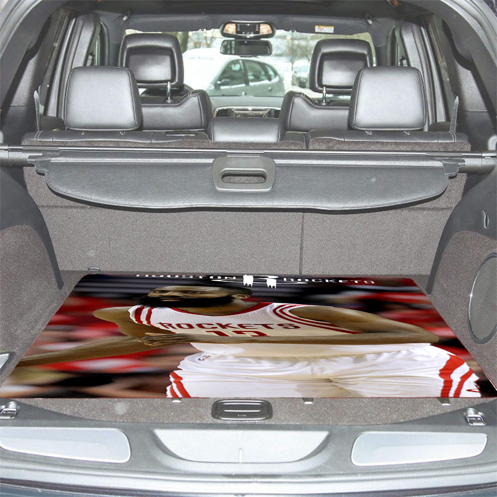 Nba Huston Rockets Car Trunk Mat Non Slip