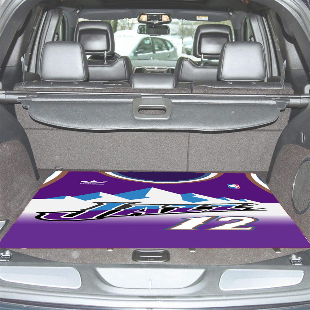 Nba Jazz Wallpaper Car Trunk Mat Non Slip