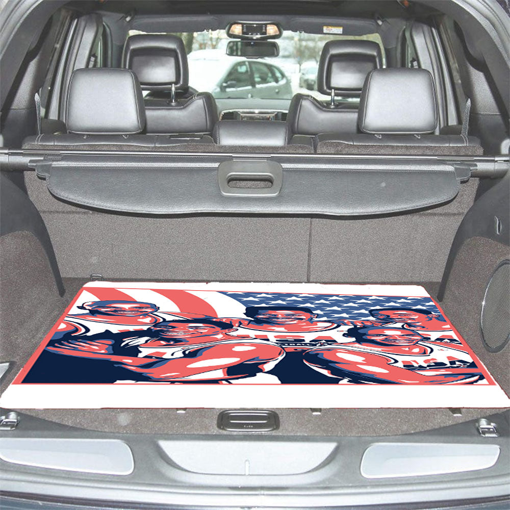 Nba Legend Allstar America Obey Car Trunk Mat Non Slip