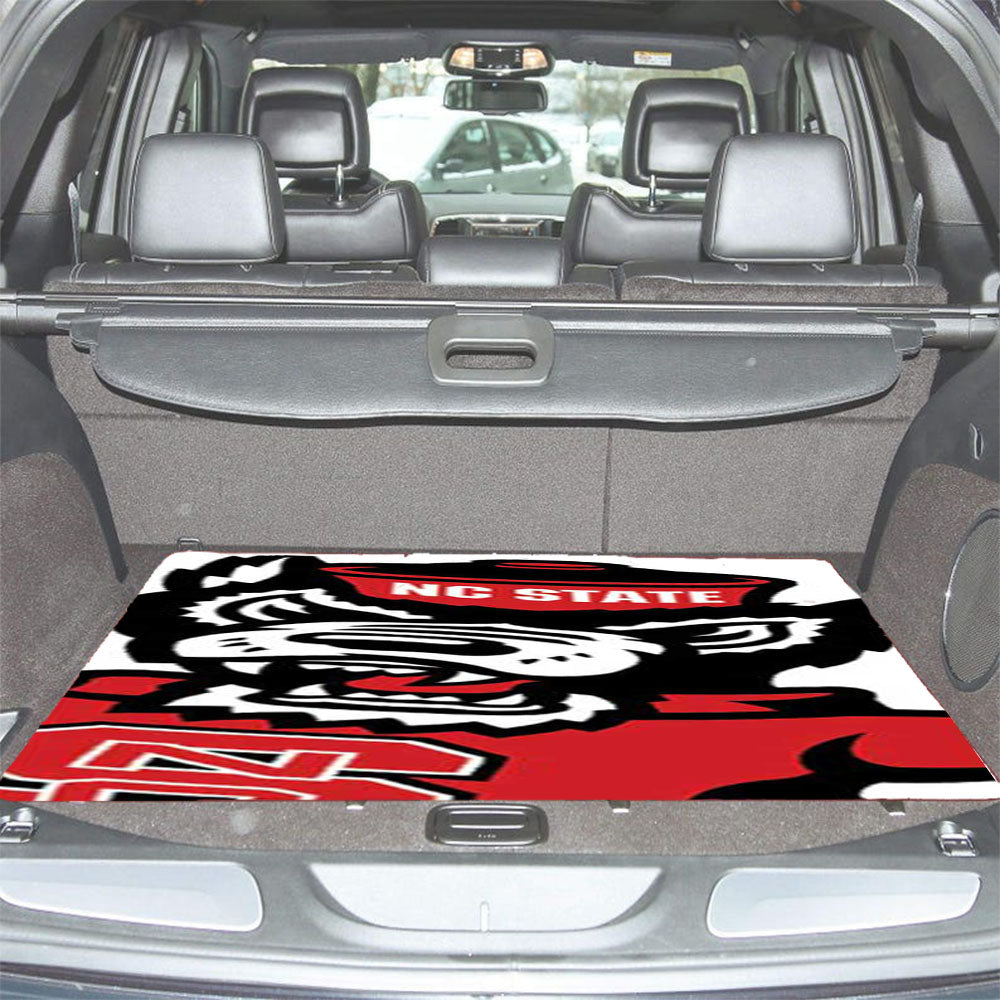Nc State Wolf Logo Car Trunk Mat Non Slip