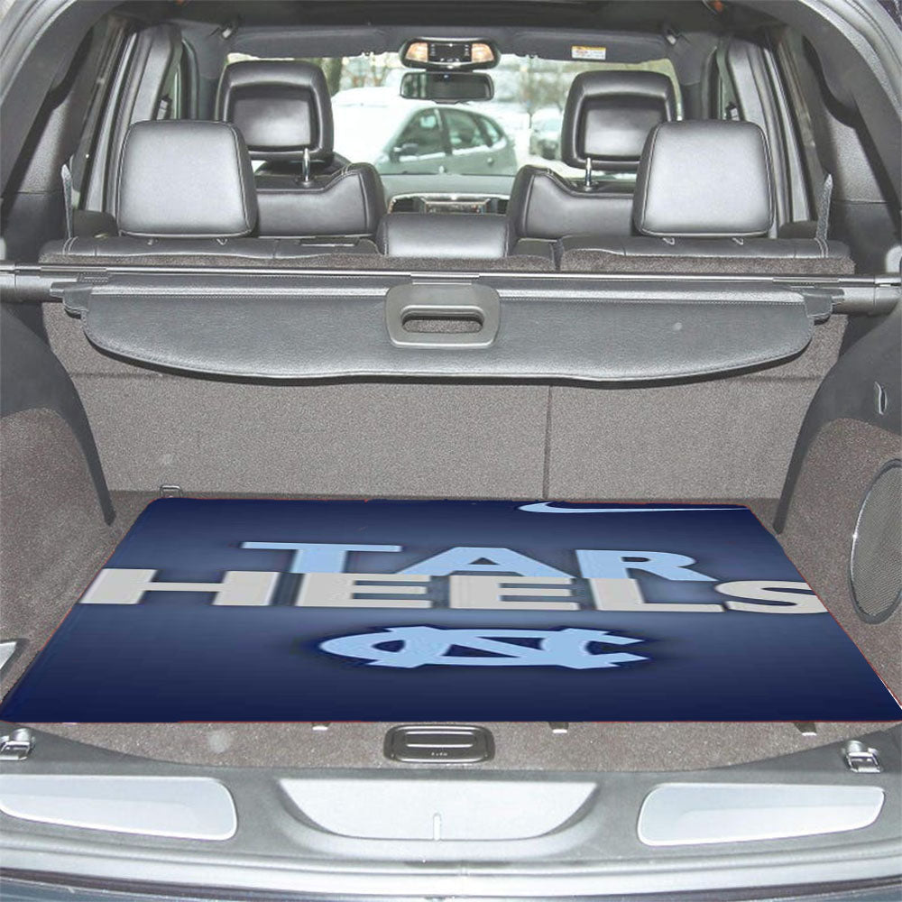 Nc Tar Heels Blues Car Trunk Mat Non Slip