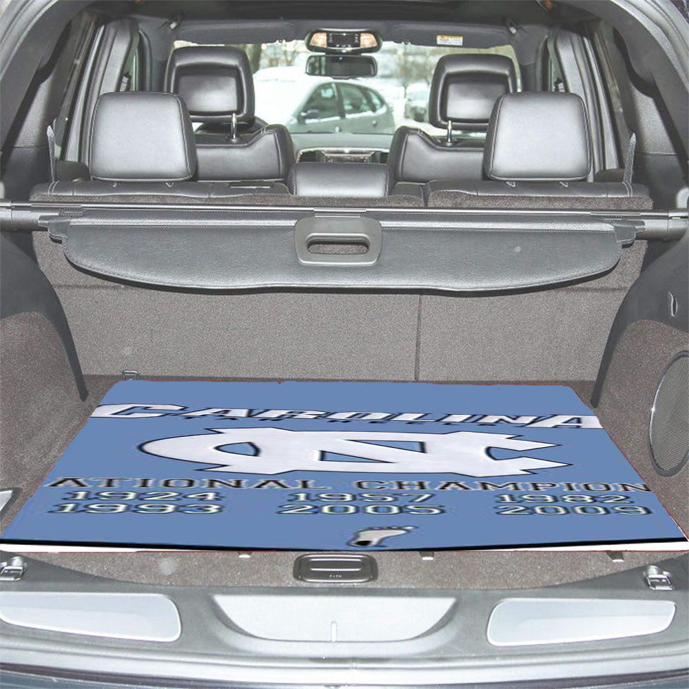 Nc Tar Heels Champ Banner Car Trunk Mat Non Slip
