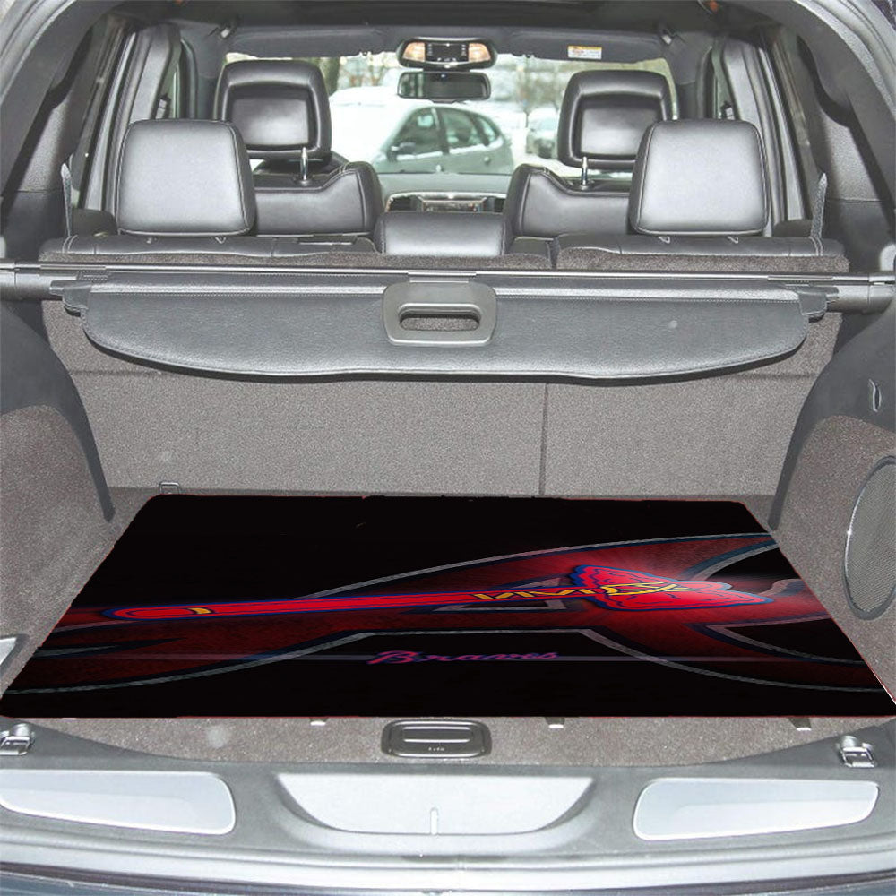 New Atlanta Braves Mlb 7 Car Trunk Mat Non Slip