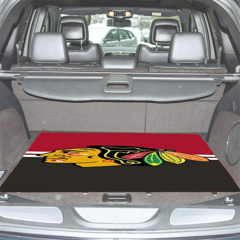 New Chicago Blackhawks Car Trunk Mat Non Slip