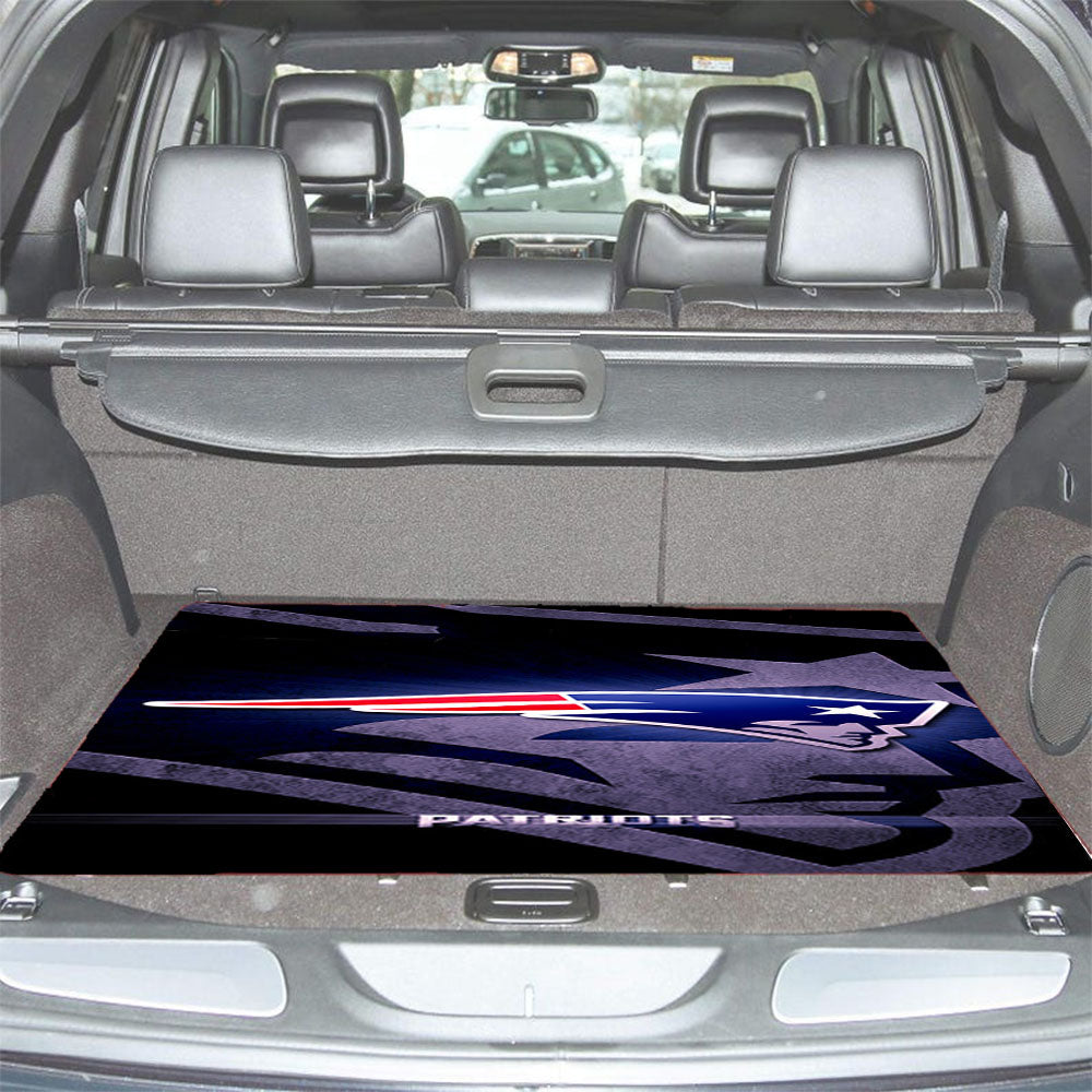 New England Patriots 1 Car Trunk Mat Non Slip