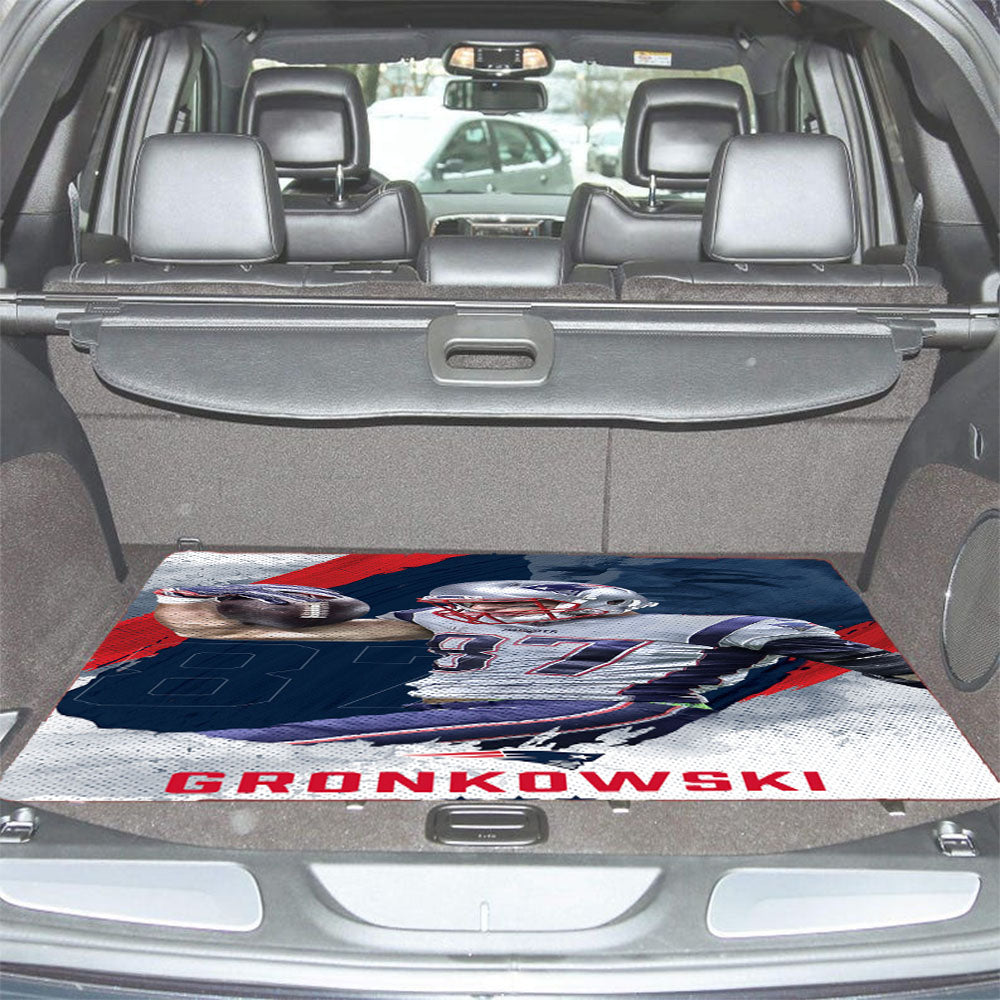 New England Patriots Gronkowski Car Trunk Mat Non Slip