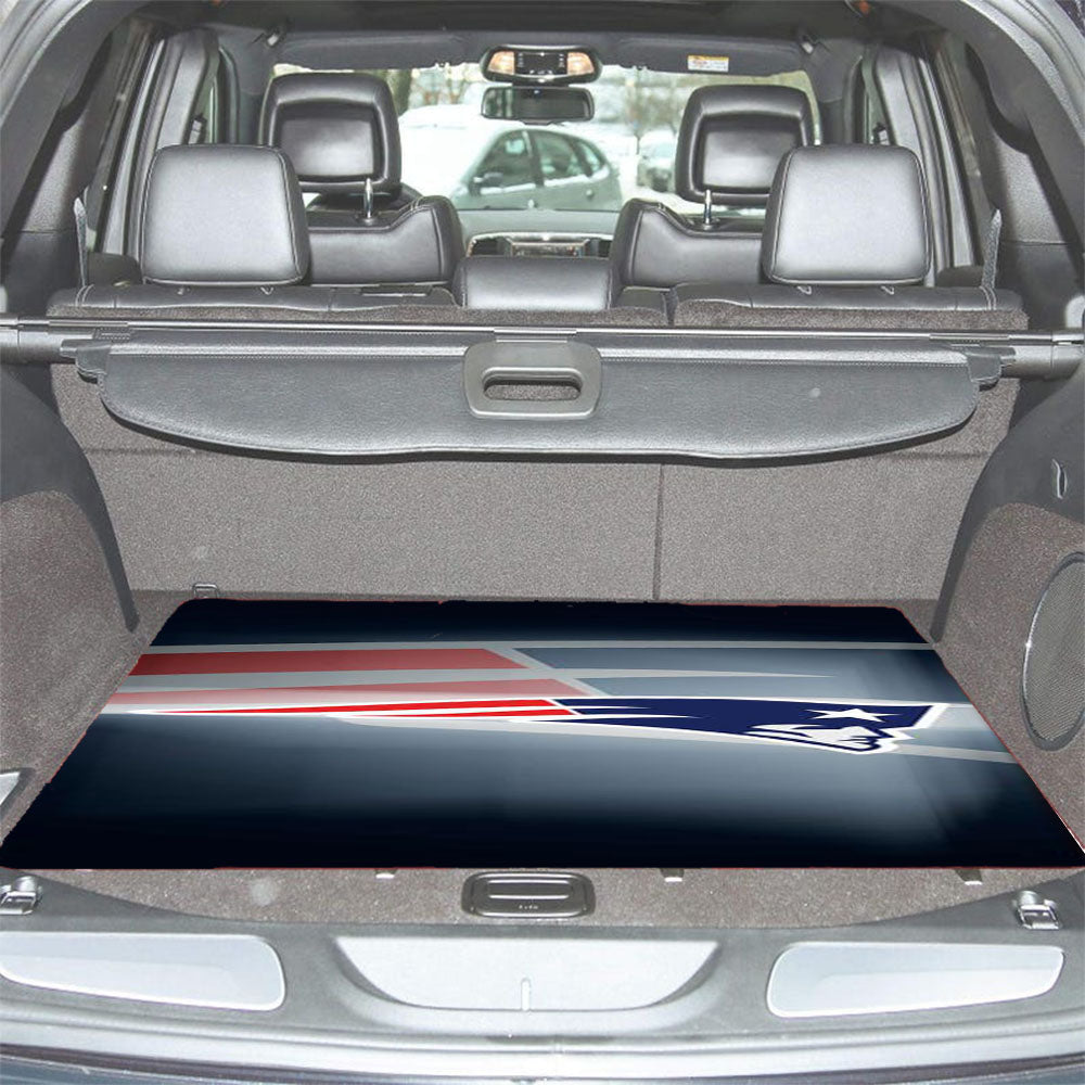 New England Patriots Logo Car Trunk Mat Non Slip