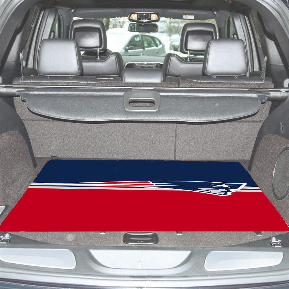 New England Patriots Minimalist Car Trunk Mat Non Slip