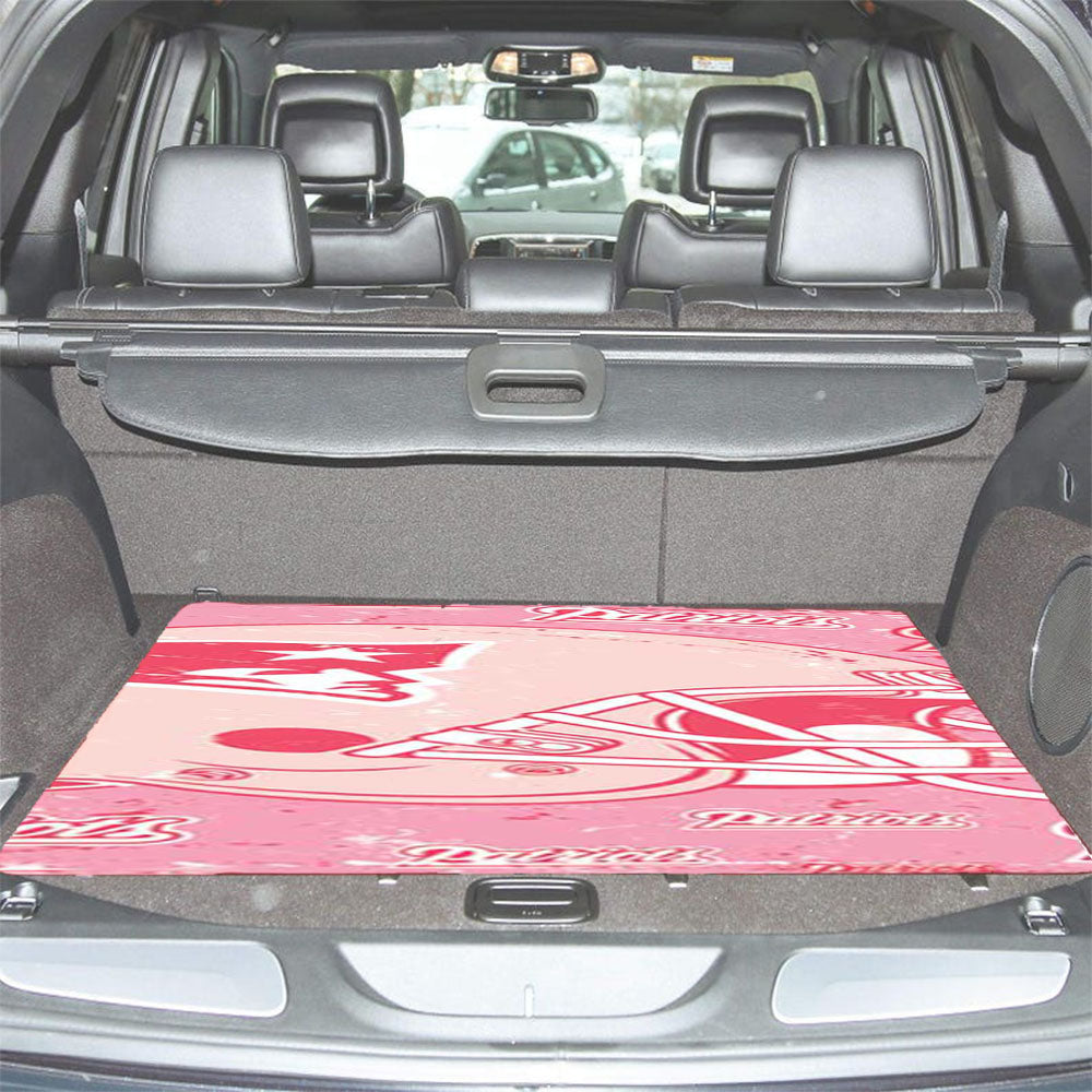 New England Patriots Pink Tall Car Trunk Mat Non Slip