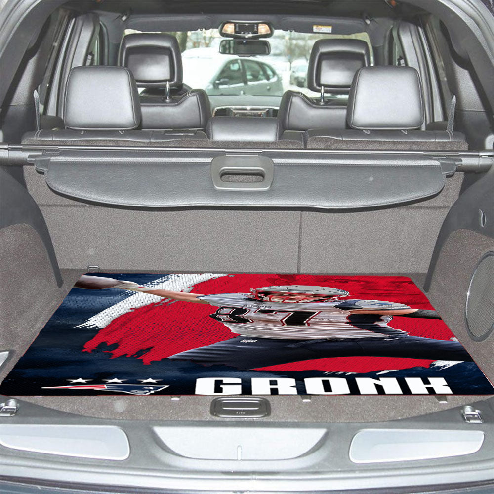 New England Patriots Rob Gronkowski Car Trunk Mat Non Slip