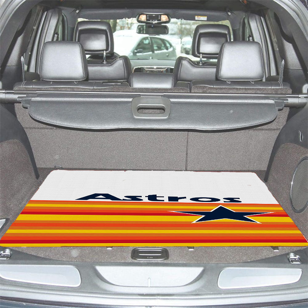 New Houston Astros Mlb Wallpaper Car Trunk Mat Non Slip