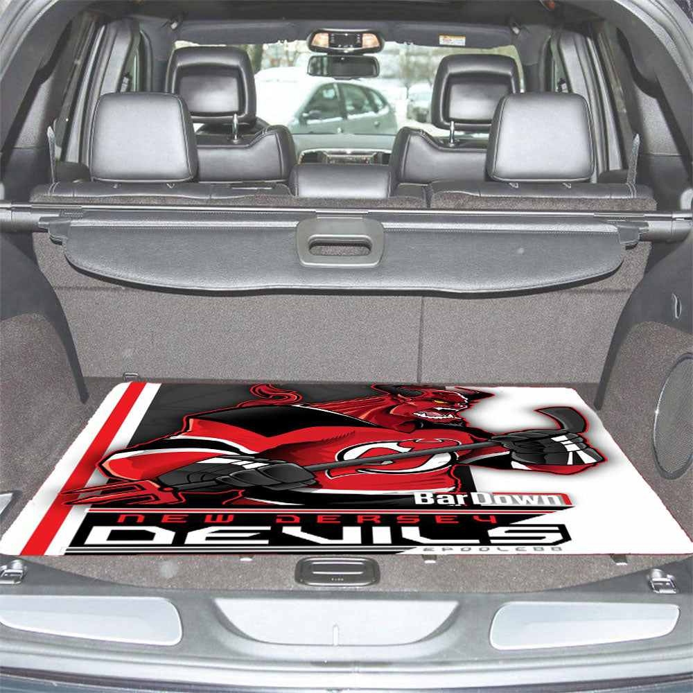 New Jersey Devils Car Trunk Mat Non Slip