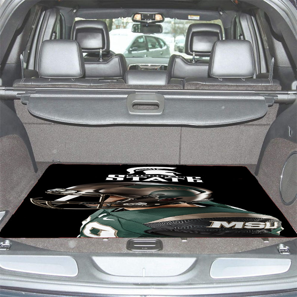 New Michigan State Football Car Trunk Mat Non Slip