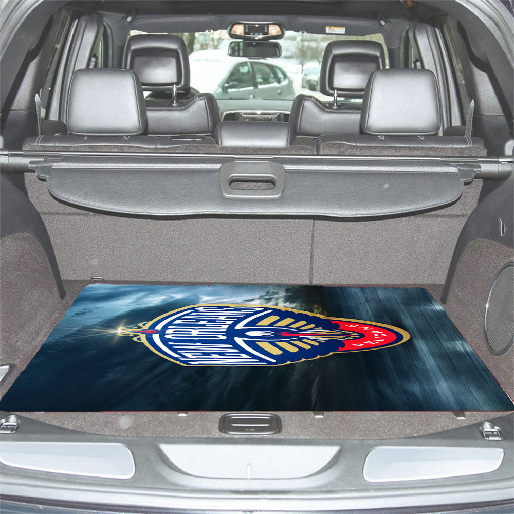 New Orleans Pelicans Basketball Team Wallpaper Car Trunk Mat Non Slip