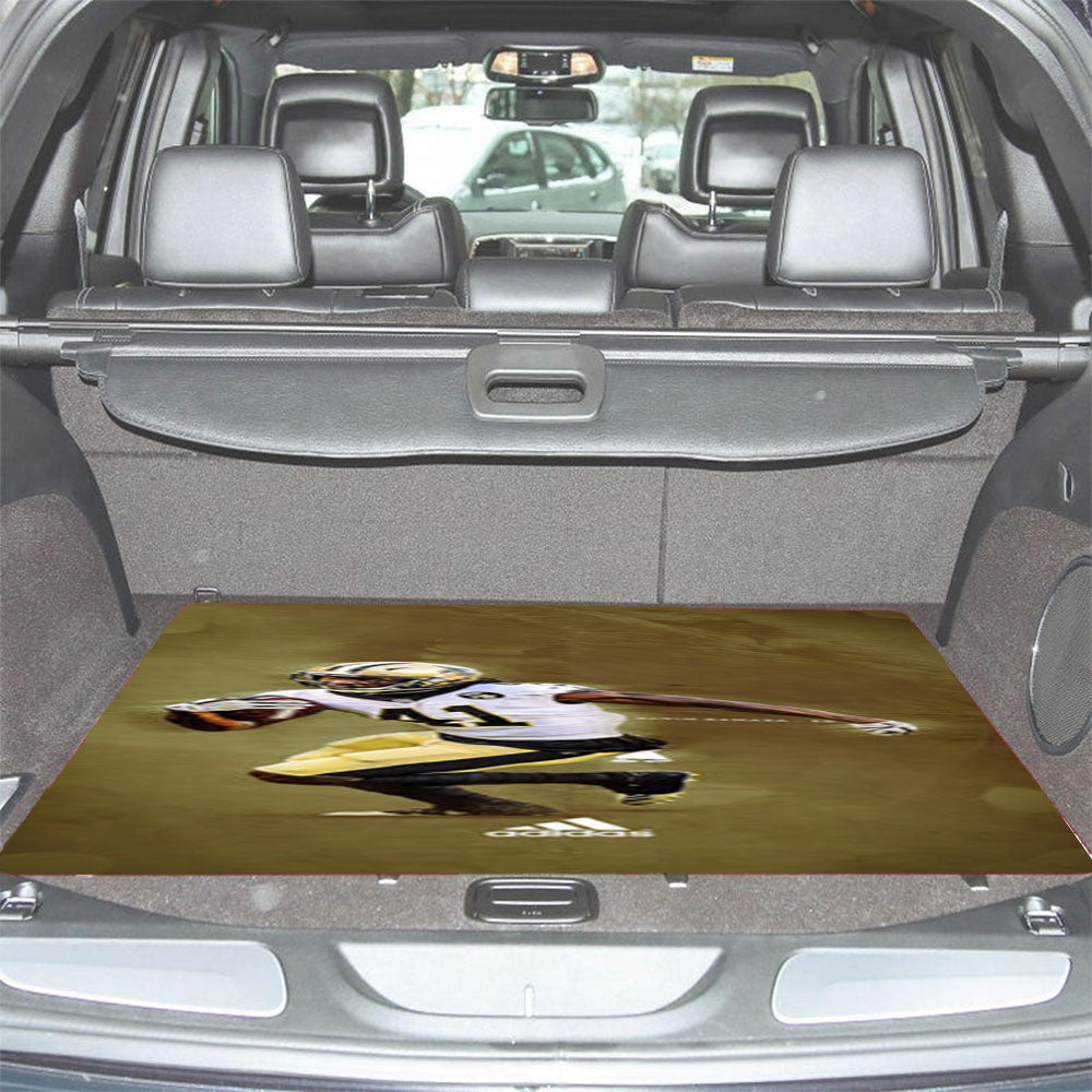 New Orleans Saints Alvin Kamara Car Trunk Mat Non Slip