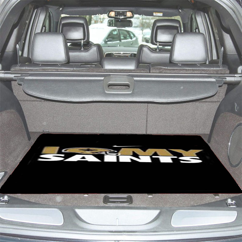 New Orleans Saints Helm Car Trunk Mat Non Slip