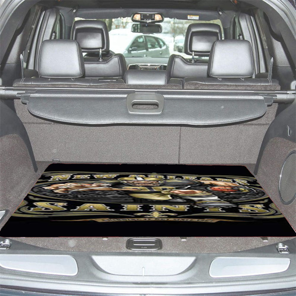 New Orlenas Saints Grinding Car Trunk Mat Non Slip