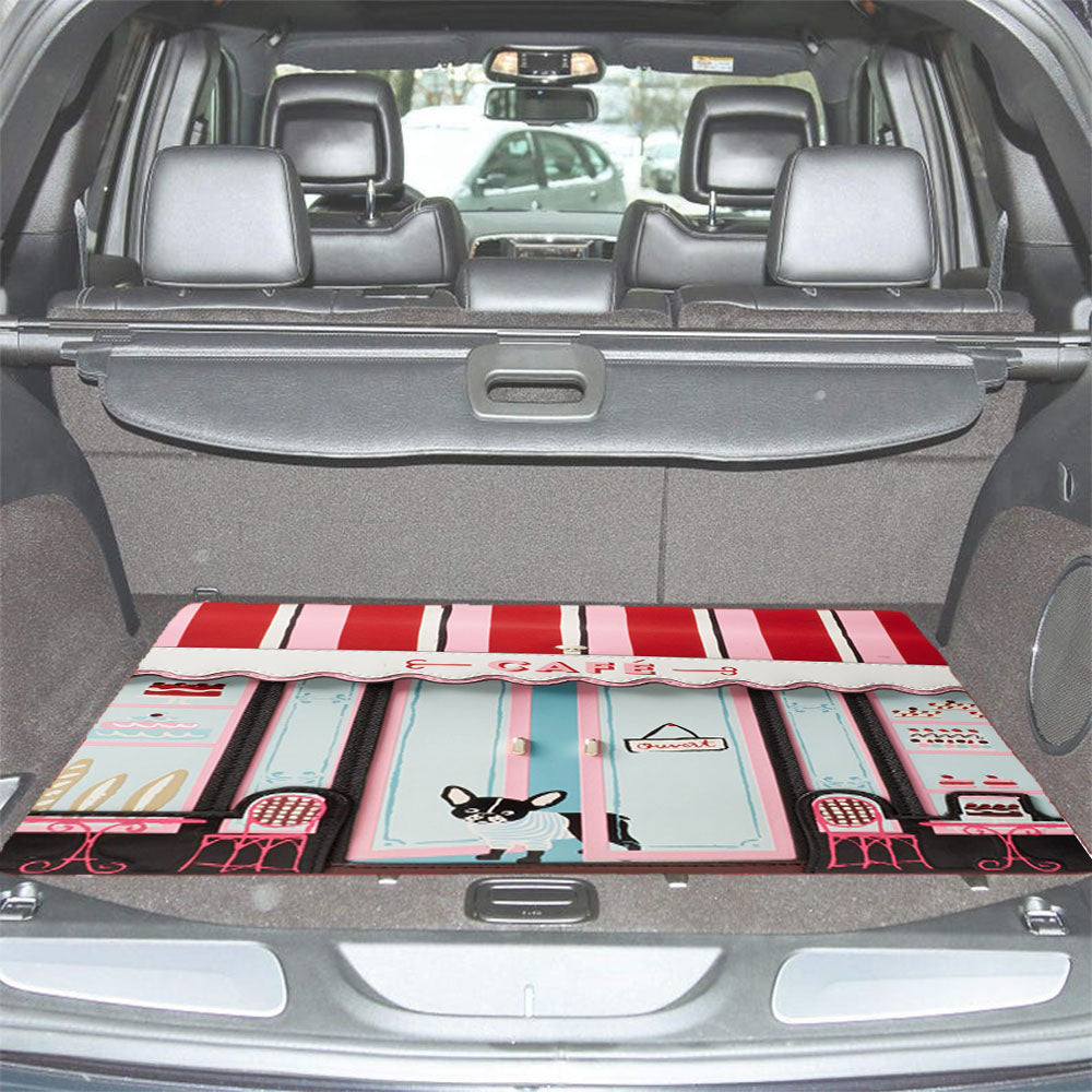 New York Cafe Car Trunk Mat Non Slip