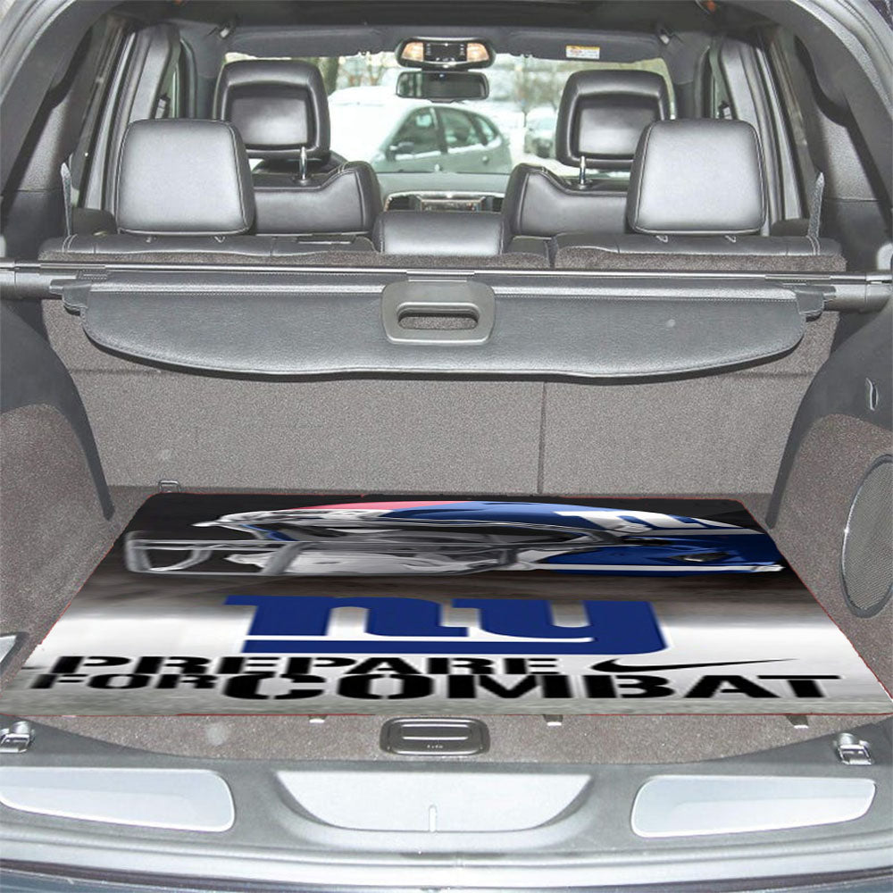 New York Giants Nfl Prepare For Combat Logo Car Trunk Mat Non Slip