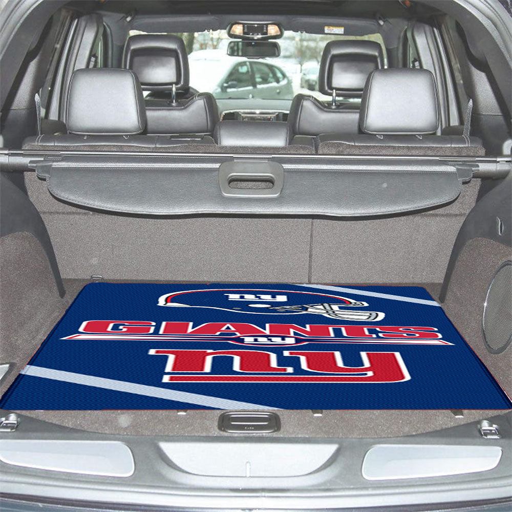 New York Giants Wallpaper Car Trunk Mat Non Slip