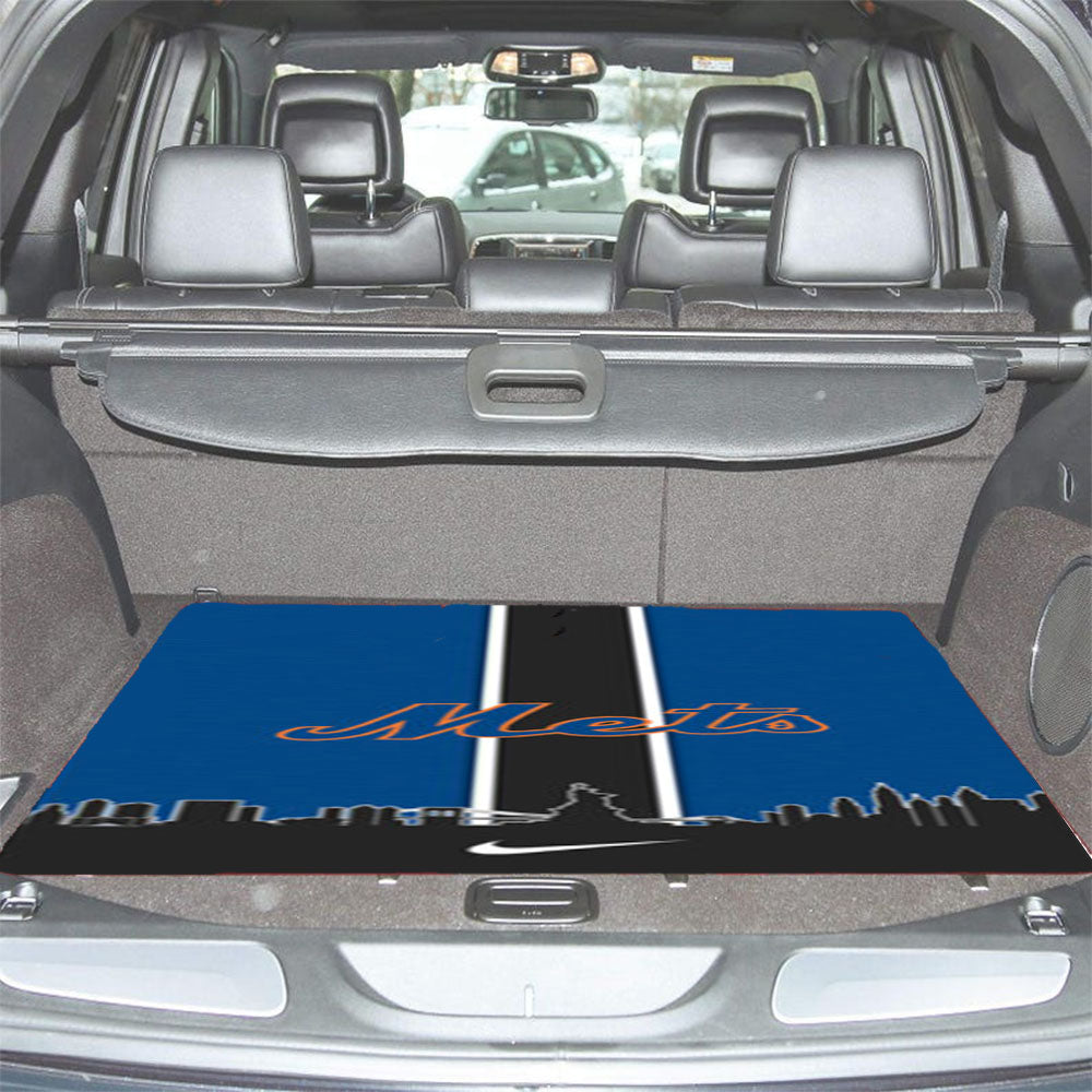 New York Mets Logo Car Trunk Mat Non Slip