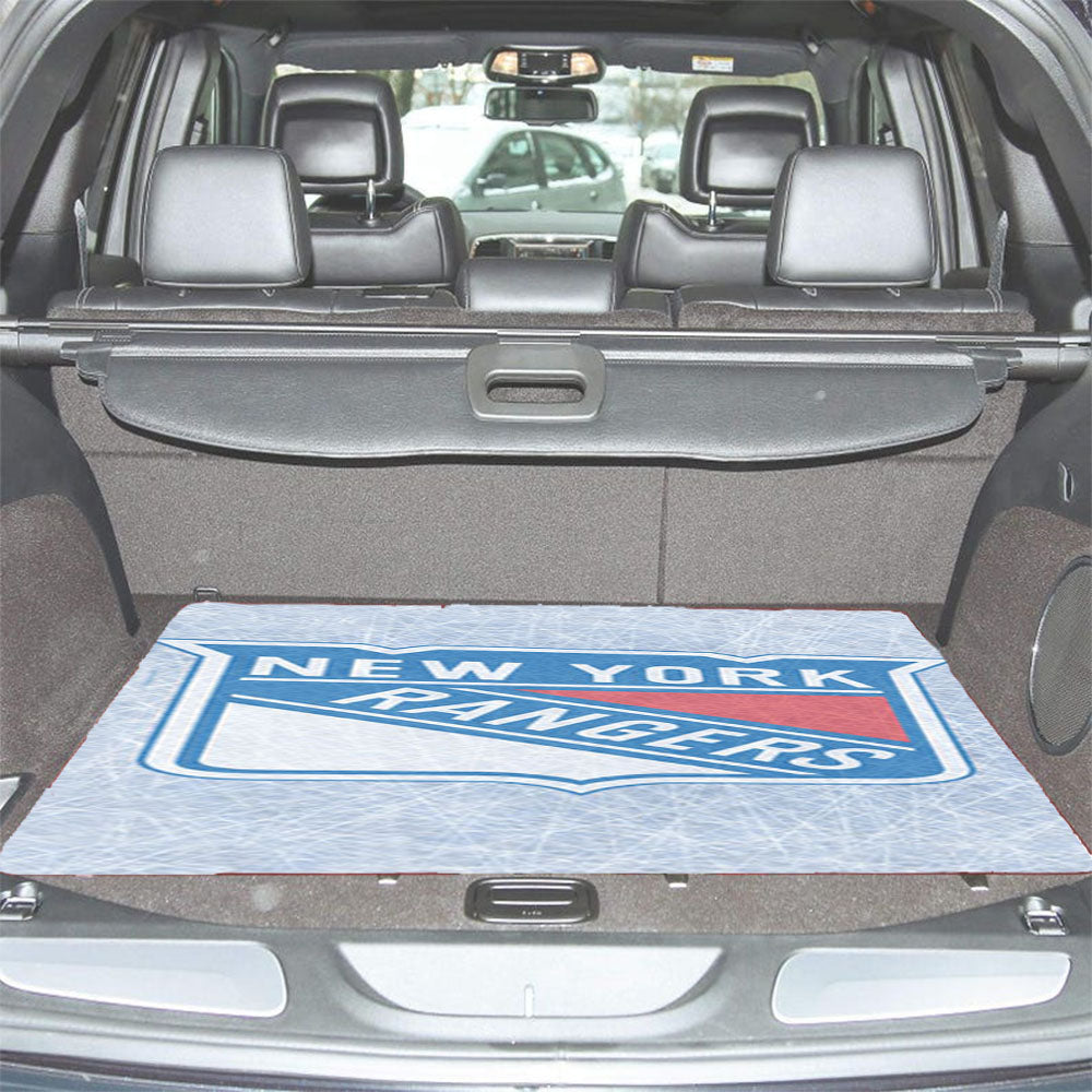 New York Rangers Art Car Trunk Mat Non Slip
