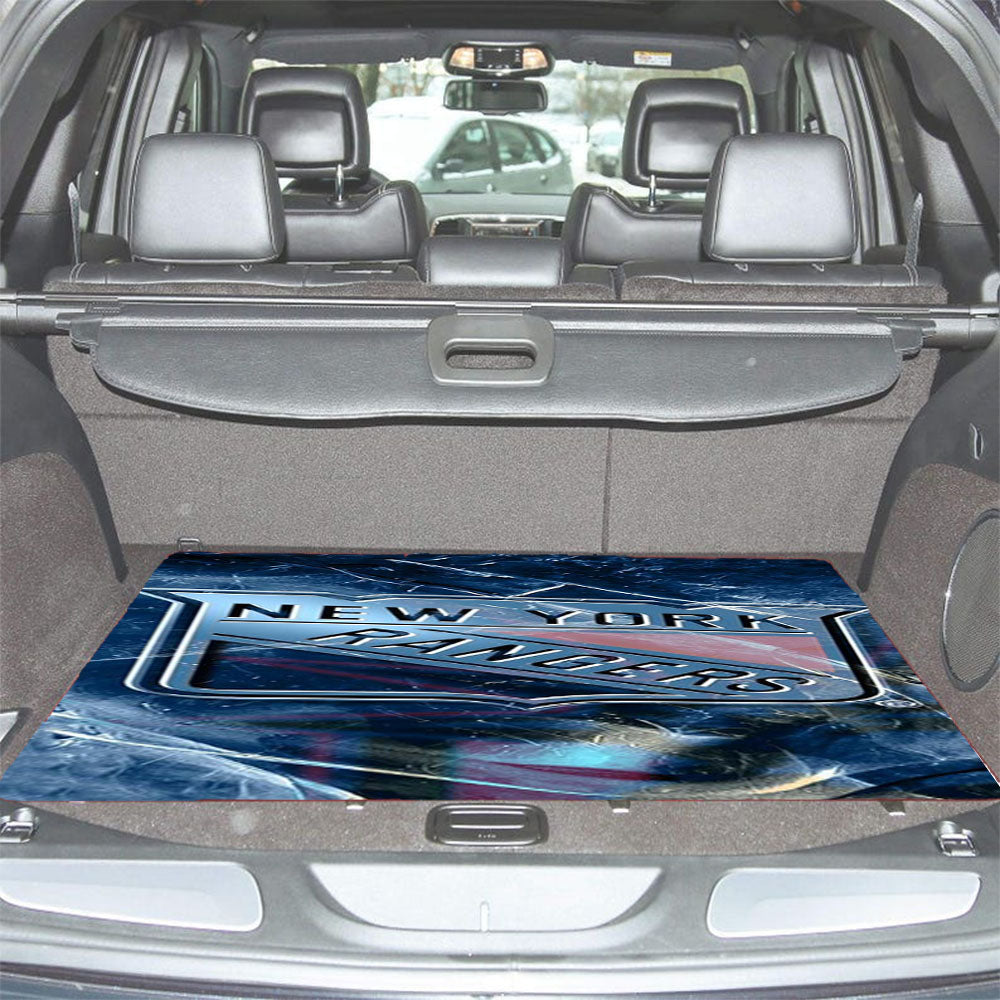 New York Rangers Nhl Symbol Car Trunk Mat Non Slip
