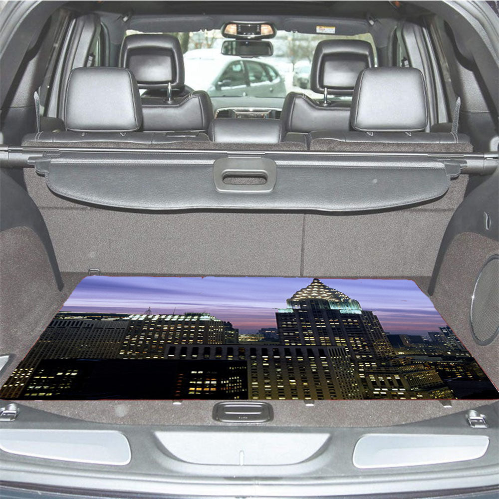 New York Sky View Car Trunk Mat Non Slip