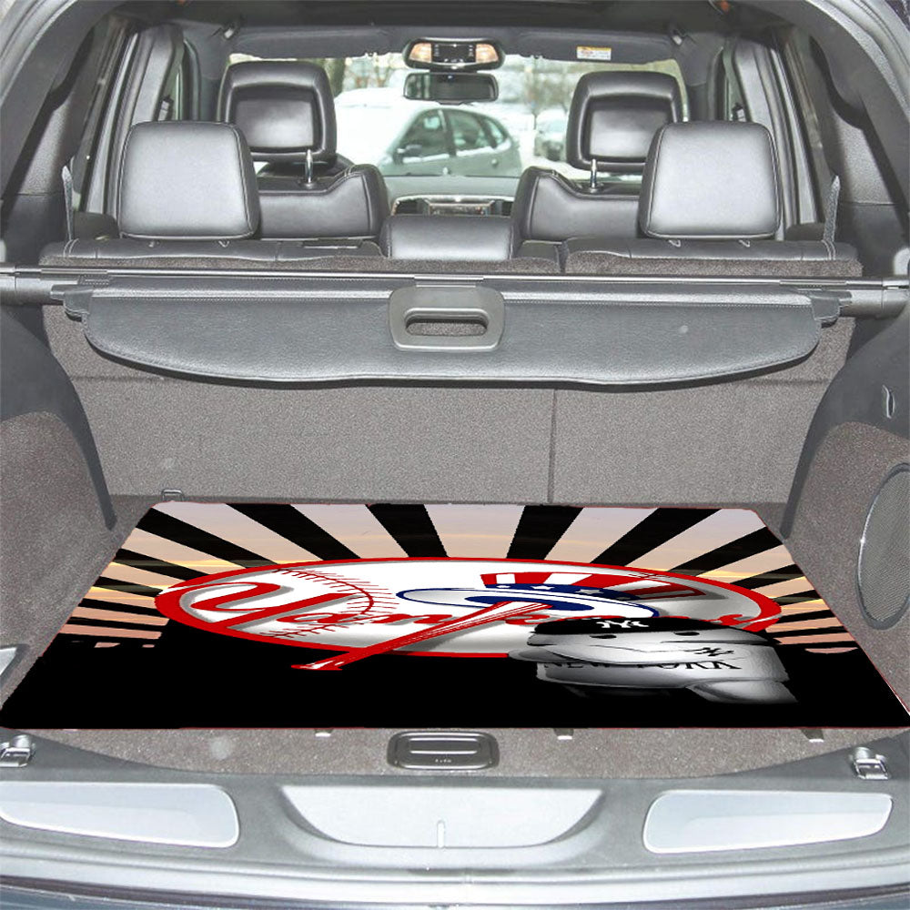 New York Yankees Baseball Baymax Car Trunk Mat Non Slip