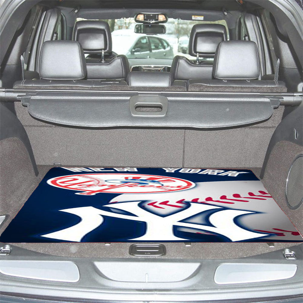 New York Yankees Logo Car Trunk Mat Non Slip
