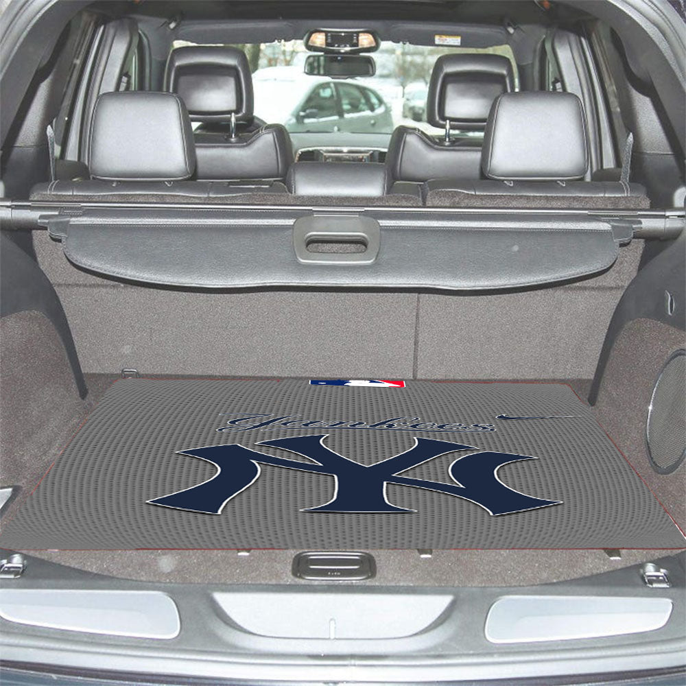 New York Yankees Logo Mlb Car Trunk Mat Non Slip