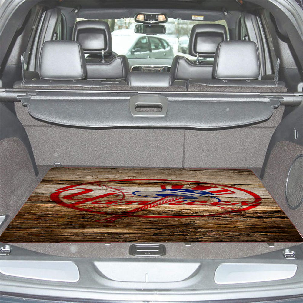 New York Yankees Wood Car Trunk Mat Non Slip