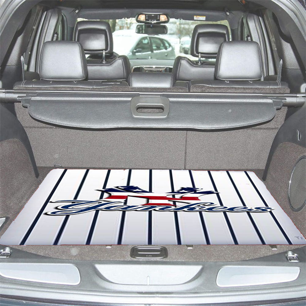 Newyork Yankees Stripe Car Trunk Mat Non Slip