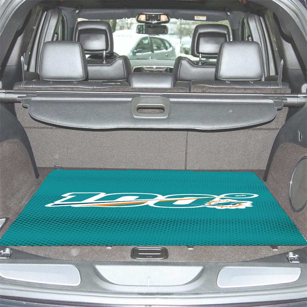 Nfl 100Th Miami Dolphins Wallpapers Car Trunk Mat Non Slip