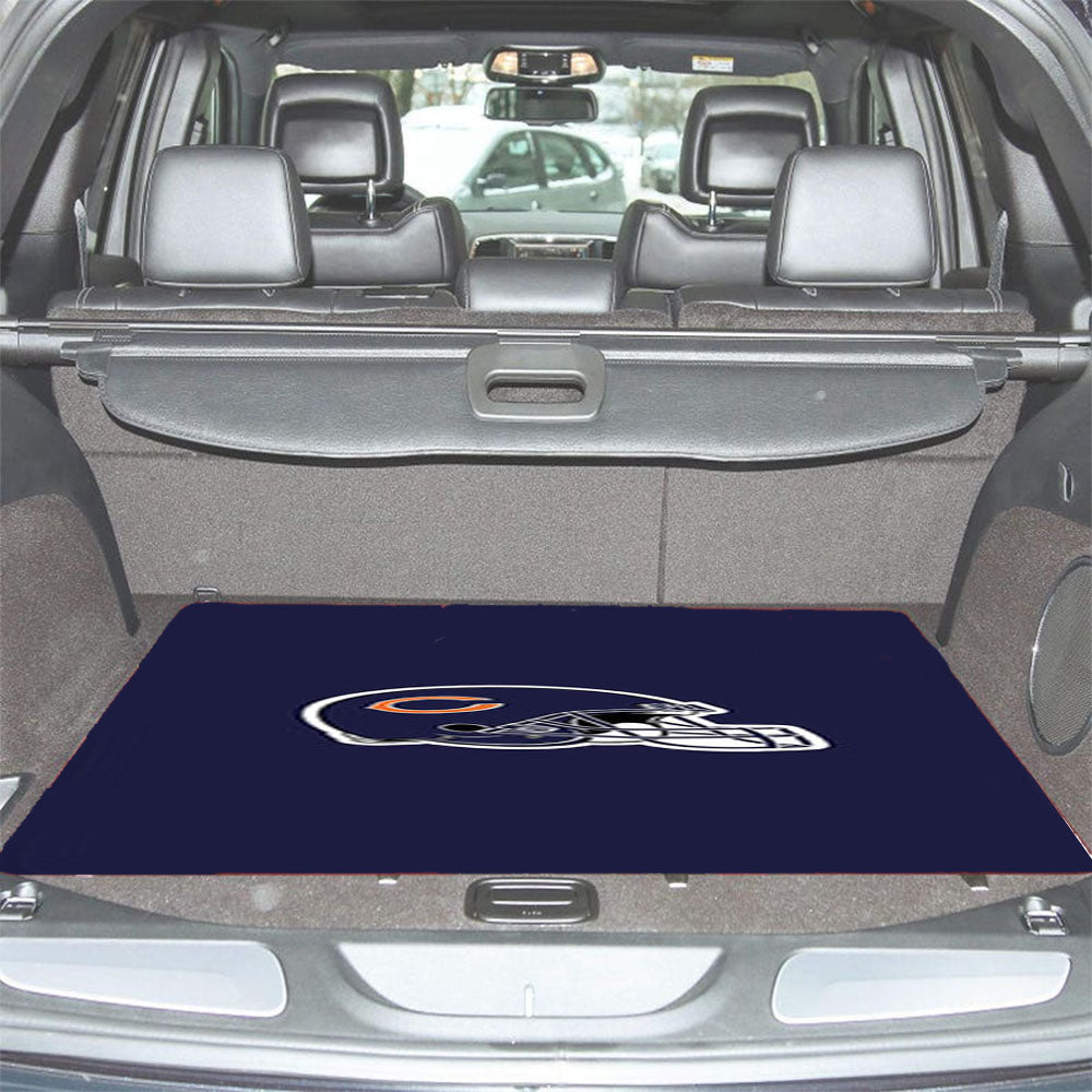 Nfl Helmet Car Trunk Mat Non Slip