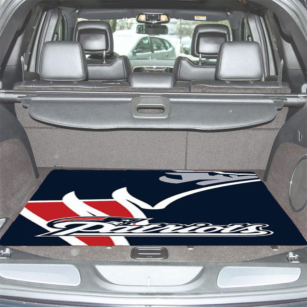 Nfl New England Patriots Logo Car Trunk Mat Non Slip