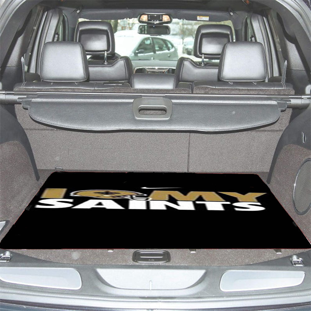 Nfl New Orleans Saints Car Trunk Mat Non Slip